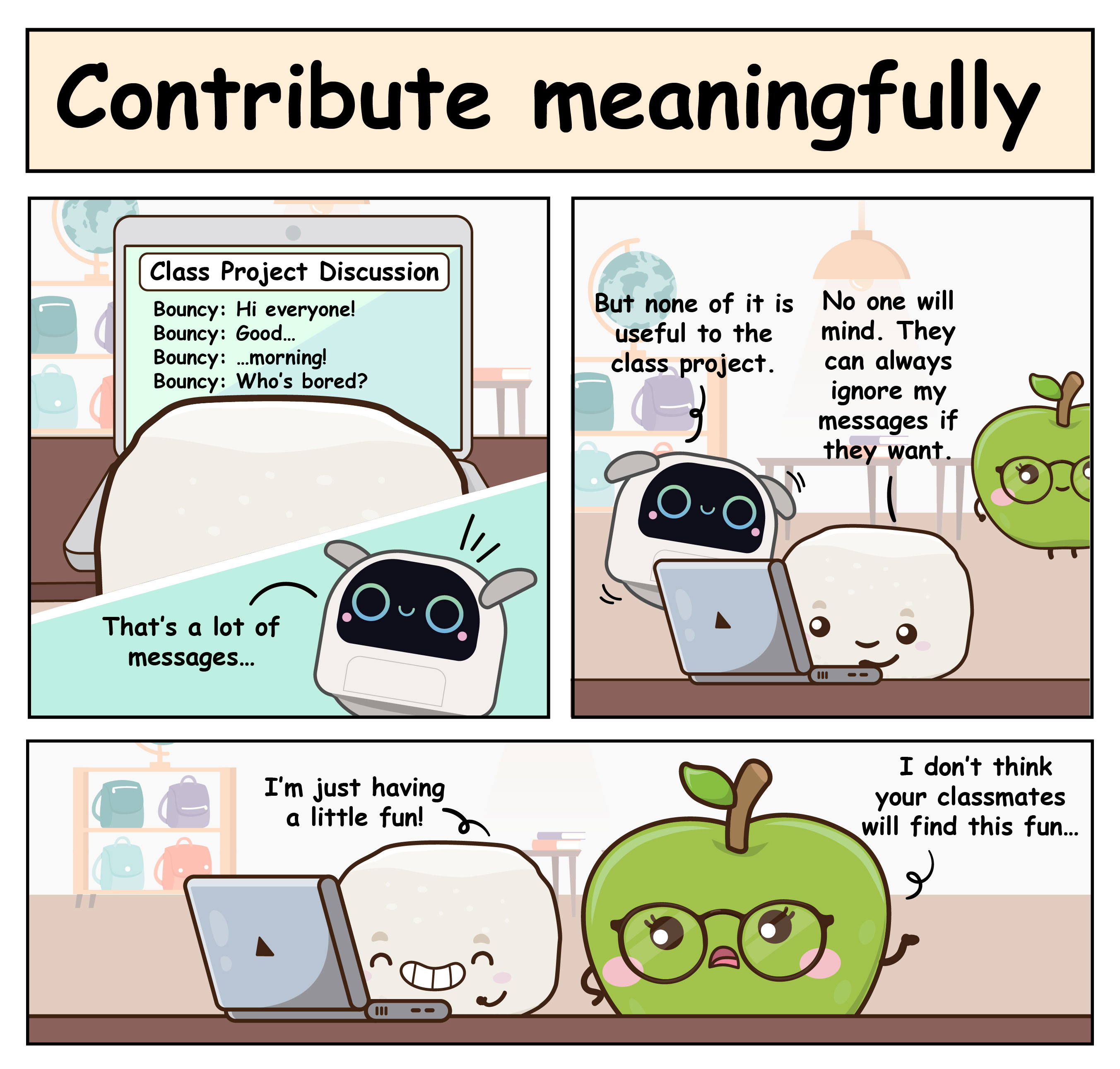 Contribute meaningfully